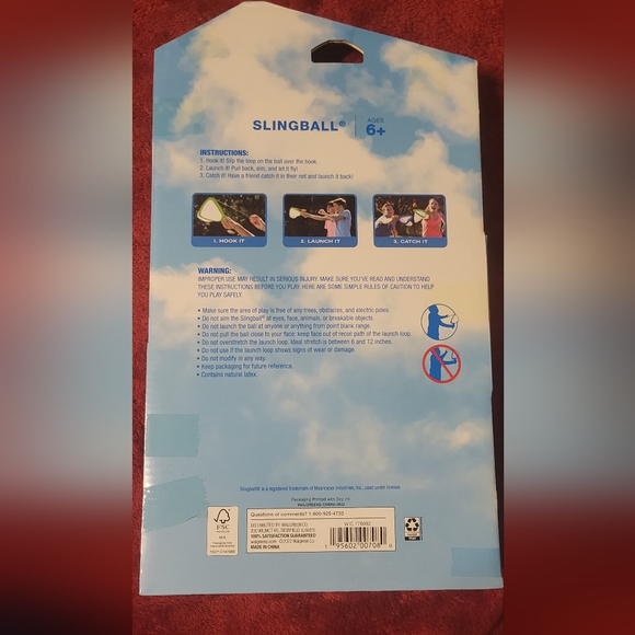 Bring on the Sun Slingball, 4 piece set - Picture 4 of 5